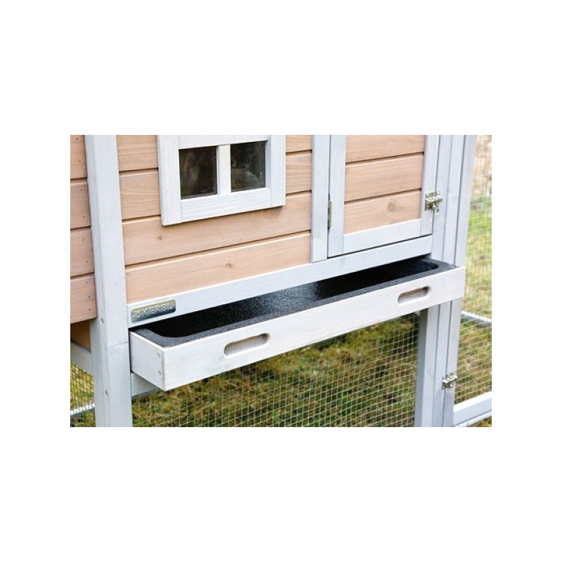 Kurník pro slepice BONNY -  s výběhem, 181 X 65 X 118 cm