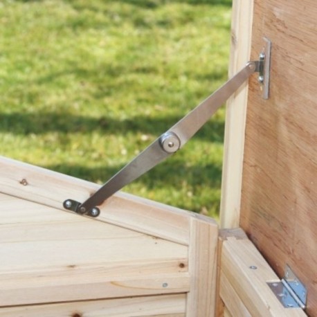 Králíkárna TYROL ALPIN, zateplená, 119 x 100 x 119 cm