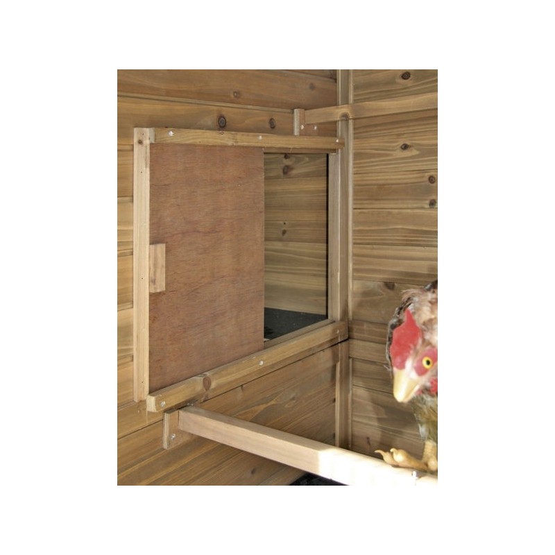 Kurník pro slepice dvoupatrový, s výběhem, 222x115x200cm, vč. dopravy