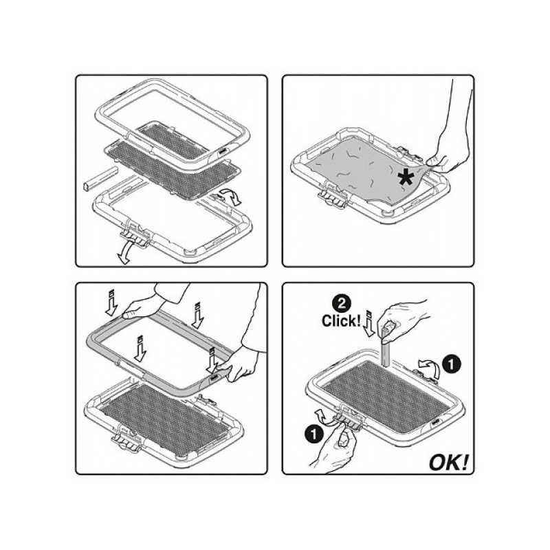 Toaleta pro psy Puppy, 60 x 40 cm