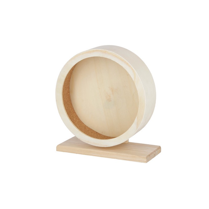 KERBL Kolotoč pro křečky a malé hlodavce dřevěný