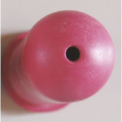 Cucák super napájecí pro telata, červený, 100 mm, kulatá díra, 4 mm