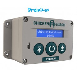 Automatické otevírání a zavírání kurníku Chickenguard Premium