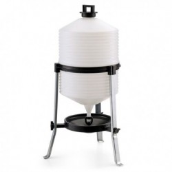 Napáječka pro drůbež stojanová barelová, plast/pozink, typ 30l