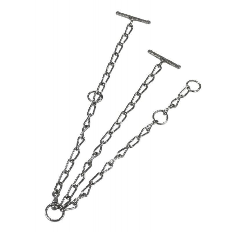 Vazák řetězový pro telata, 4 mm, 60 cm, 80 cm