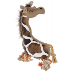 Hračka pro psy látková - žirafa Gina, 29 cm