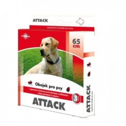 ATTACK antiparazitární obojek pro psy, 65 cm