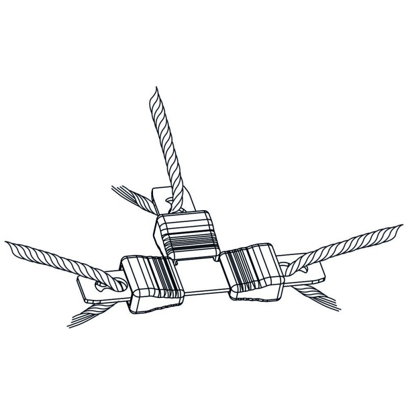 Litzclip®, spojka na lanko, téčko, nerez, 5 ks Litzclip®, spojka na lanko, téčko, nerez, 5 ks