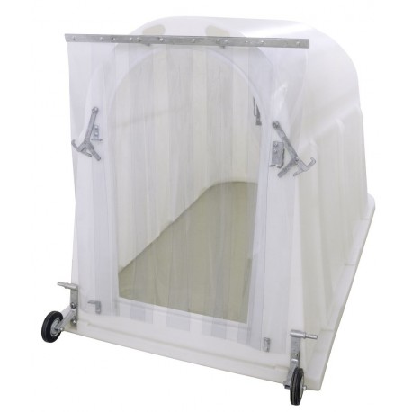 Bouda pro telata PE s ohrádkou, UV ochranou