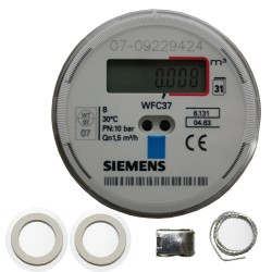 Elektronický průtokoměr/vodoměr 3/4"  Siemens