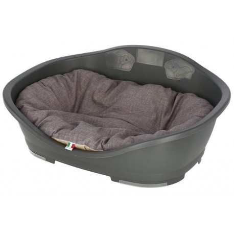 Polštář LONETA pro psy, šedo-hnědý