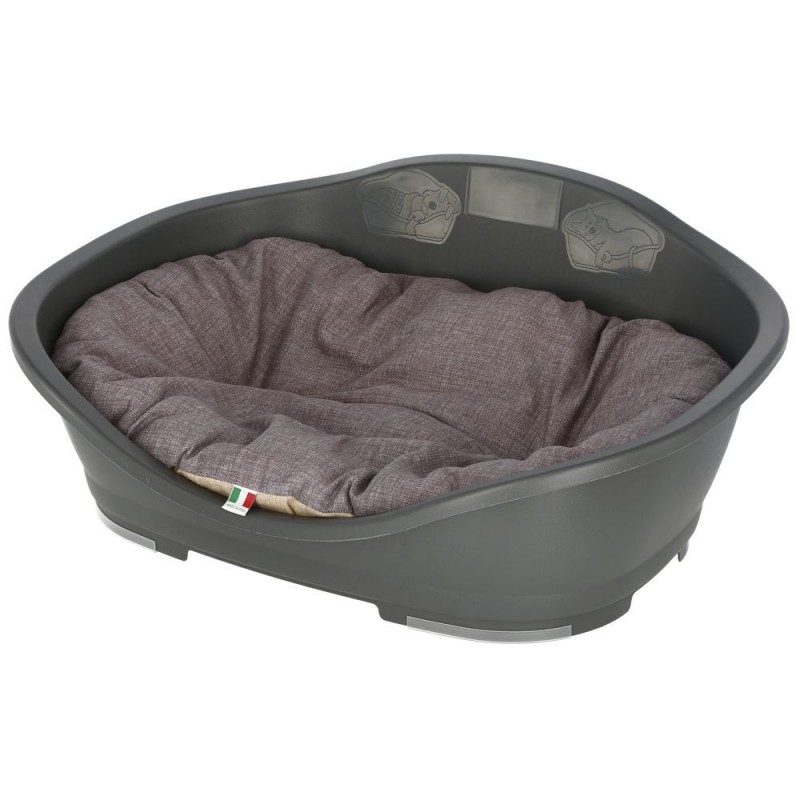 Polštář LONETA pro psy, šedo-hnědý