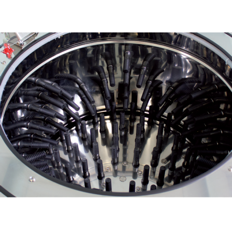 Elektrická škubačka drůbeže Cylindra, nerezová, bubnová