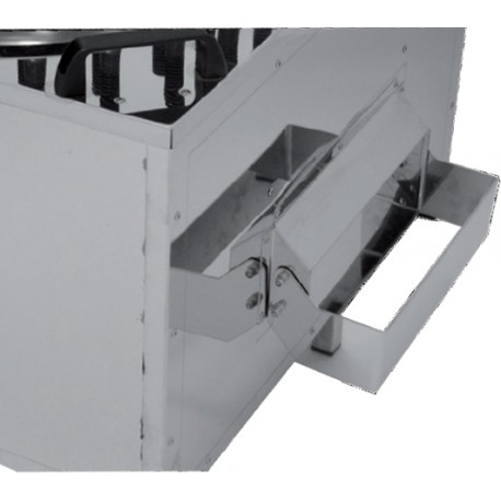 Elektrická škubačka drůbeže Cylindra, nerezová, bubnová