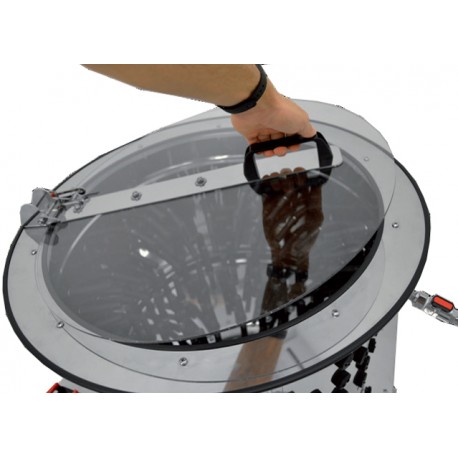 Elektrická škubačka drůbeže Cylindra, nerezová, bubnová