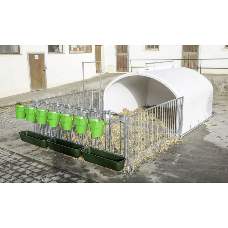 Bouda pro telata skupinová CalfHouse Premium XXL, s ohrádkou