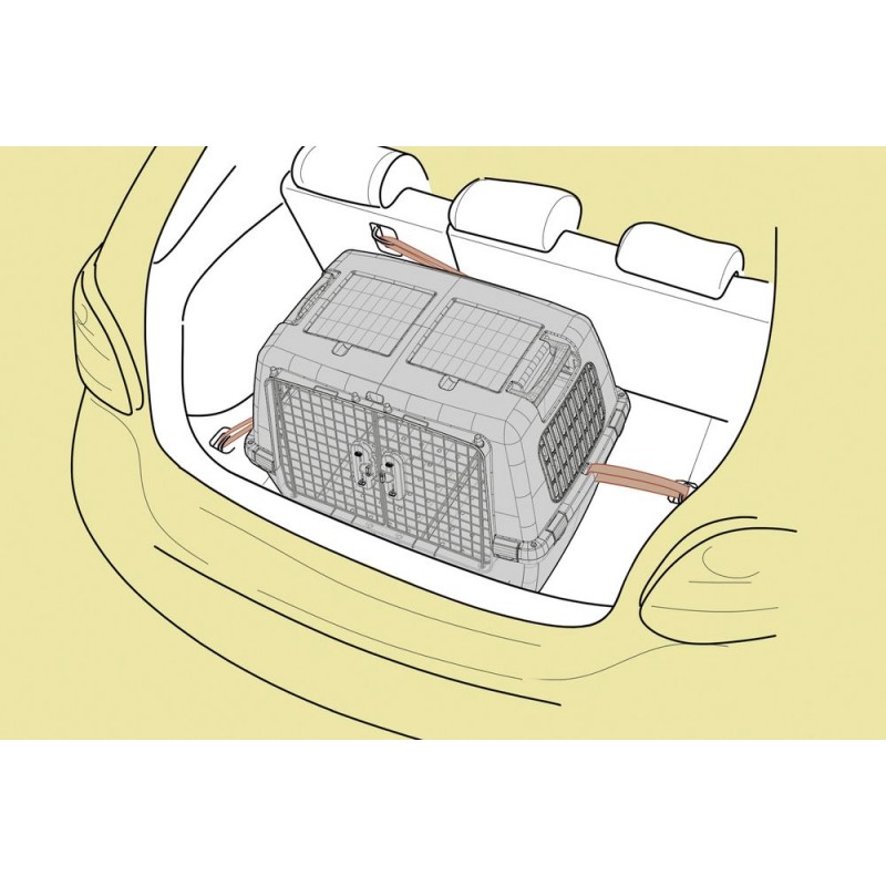 Sada 3 upevňovacích pásů do auta k  přepravce Gulliver Touring