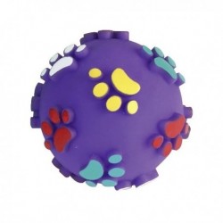 Hračka pro psy vinylová - míček s packami 7 cm Hračka pro psy vinylová - míček s packami 7 cm