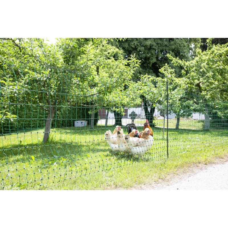 Síť vodivá pro drůbež 106 cm, 2 hroty, zelená