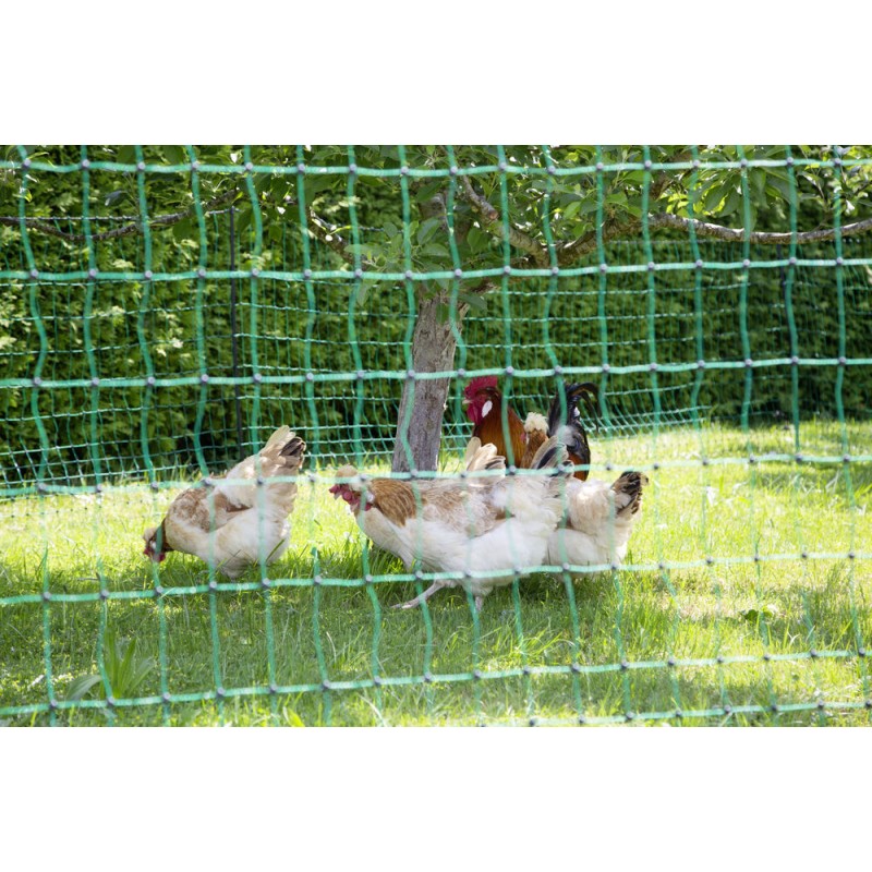 Síť vodivá pro drůbež 106 cm, 2 hroty, zelená