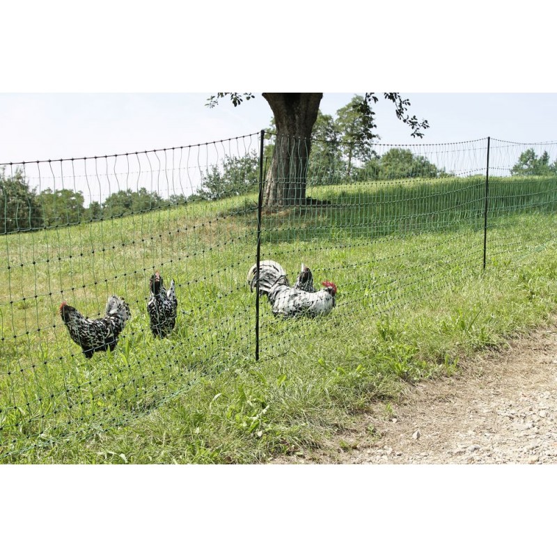 Síť vodivá pro drůbež 106 cm, 2 hroty, zelená