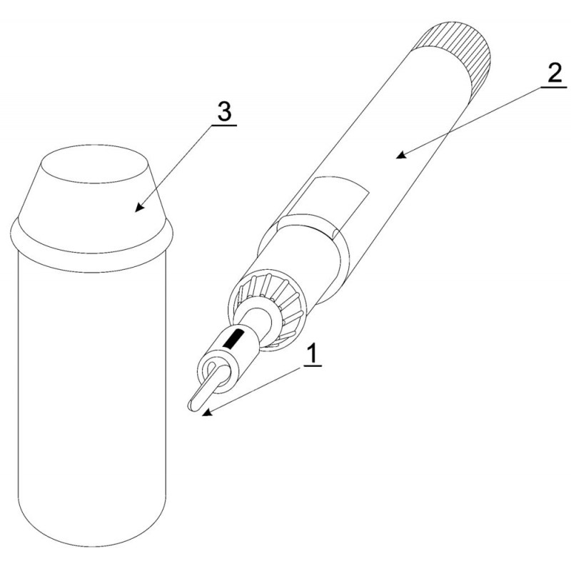 Bombička na plyn náhradní pro kauter na ocásky, plynový