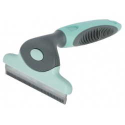 Hrablo pro psy trimovací, 10 x 15 cm, pastelově mátová