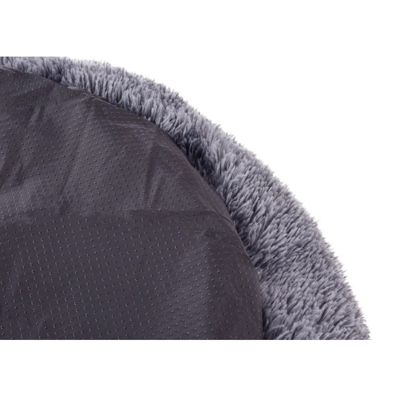 Kerbl pelíšek Fluffy pro štěňata a malé psy, plyšový, šedý