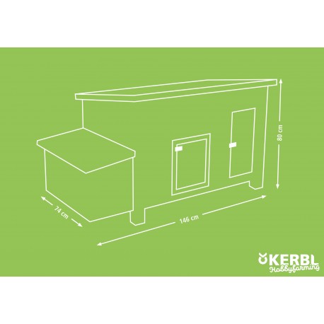 Kurník pro slepice Florentina, vč. dopravy