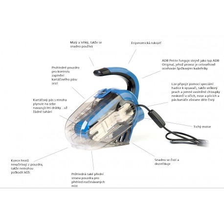 ADB Petite slicker automatický kartáč na psy a kočky