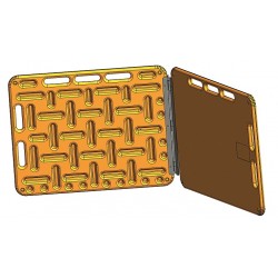 Panty k propojení dvou dělících zábran, nerezová ocel