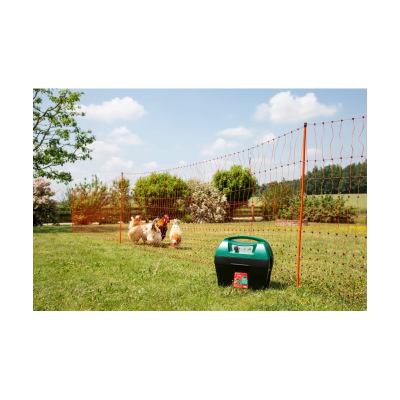 Síť vodivá pro drůbež 106 cm, 50 m, oranžová