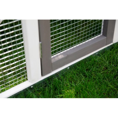 KERBL Králíkárna s výběhem FREETIME LUKE - kotec pro králíky a jiné hlodavce, 127 x 62 x 98 cm