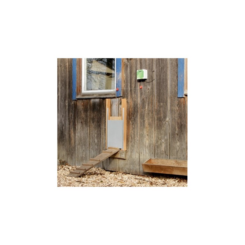 Automatické otevírání a zavírání kurníku KERBL