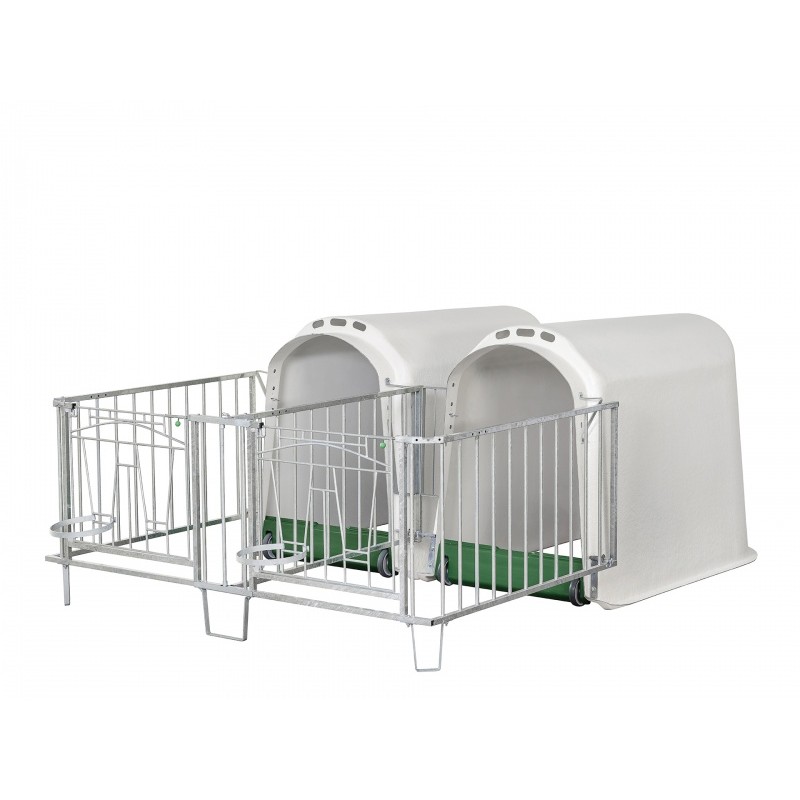 Bouda pro telata skupinová Calfotel Duo plus, s ohrádkou