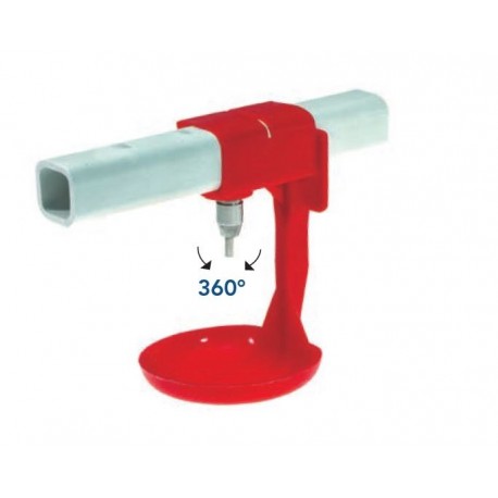 Automatická napáječka pro slepice a drůbež, niplová, délka 2 m, 10 niplů