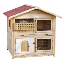 Králíkárna TYROL ALPIN, zateplená, 119 x 100 x 119 cm