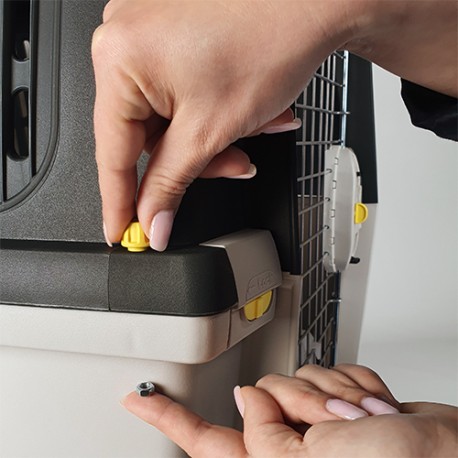 Přenoska Gulliver 5, 81 x 61 x 60 cm, kovová dvířka