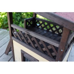 Pelíšek - zateplená vyhřívaná bouda pro kočky 4-Seasons Deluxe