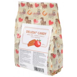 Pamlsek pro koně DELIZIA Candy, jablko-skořice, 600 g