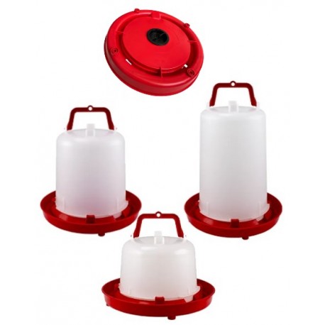 Napáječka pro kuřata plastová klobouková se zátkou, bajonet