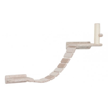 Škrabadlo pro kočky Matterhorn, sada nástěnných pater, béžová, 6 ks