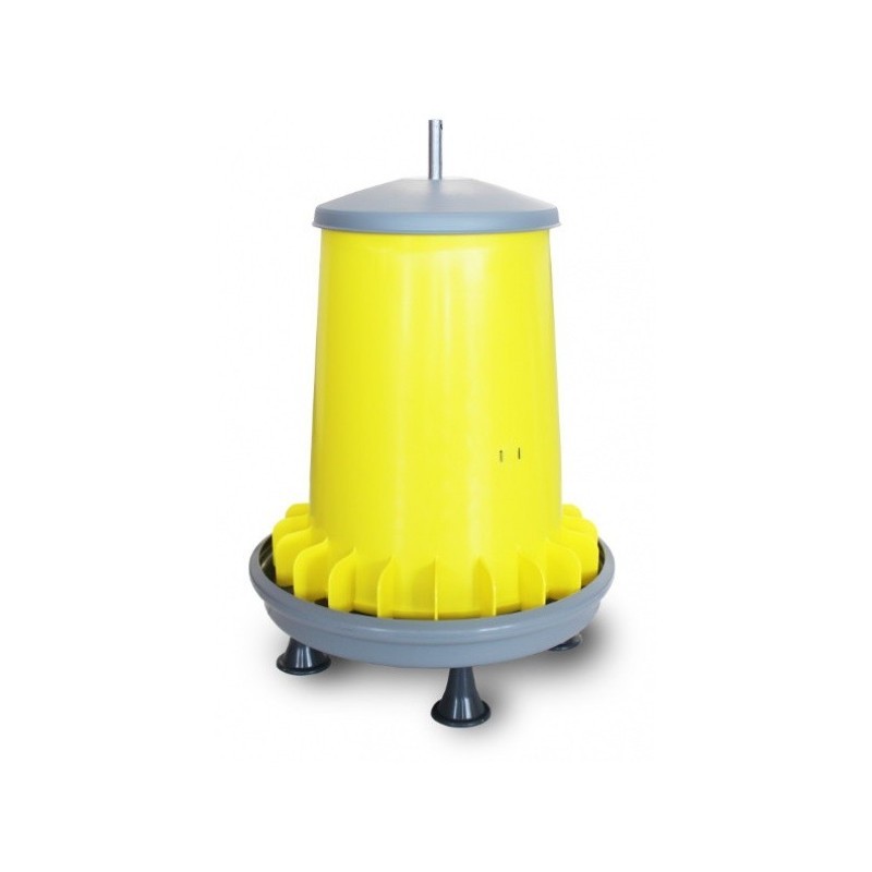 Automatické krmítko pro slepice ARCUS, nastavitelné, závěsné, 9 L