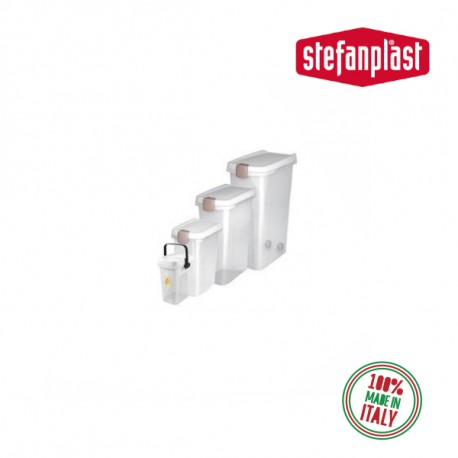 Kontejner na krmivo Fusto transparentní/popelavě hnědá