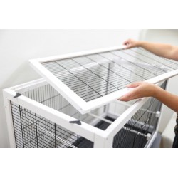 Klec pro ptáky Fips dřevěná, masiv, 100 x 50 x 60 cm