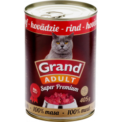 GRAND SuperPremium pro kočku, hovězí - 405g