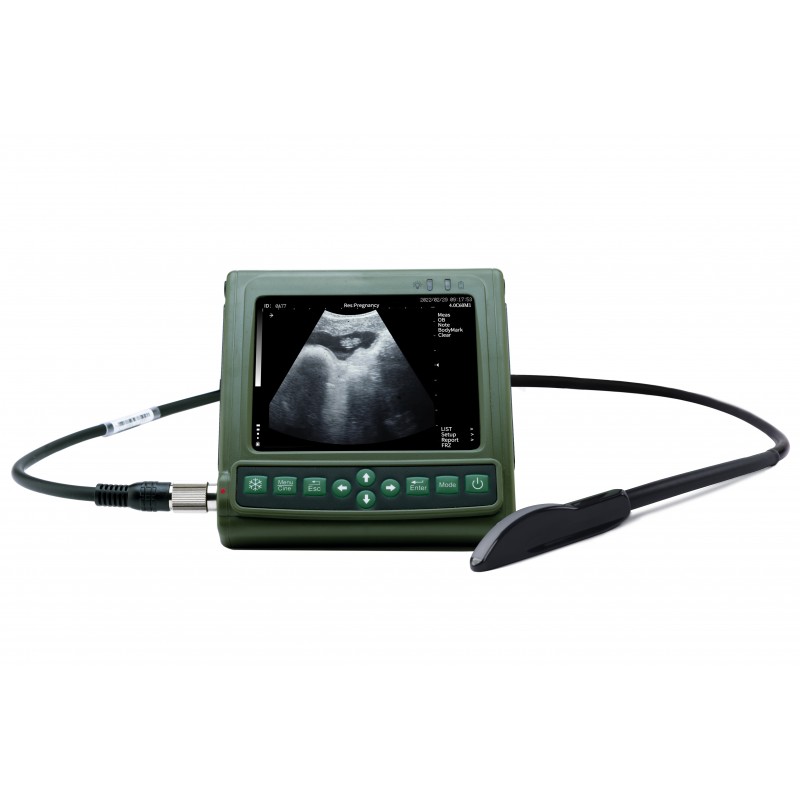 Veterinární přenosný ultrazvuk V1 s rektální sondou