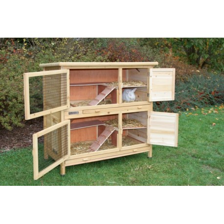 Králíkárna dvoupatrová APPARTMENT FLAT, 116 x 61 x 120 cm, vč. dopravy
