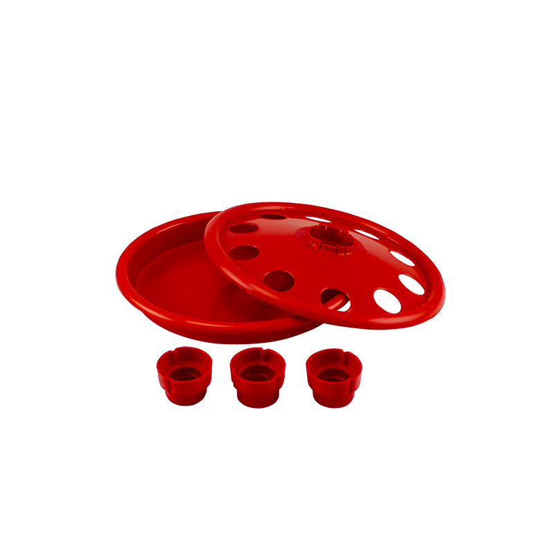 Napáječka pro kuřata - talíř na PET láhev, 1,5-2 l