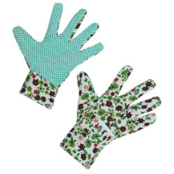 Rukavice pracovní BelGardo dámské, vel.8, květované Rukavice pracovní BelGardo dámské, vel.8, květované